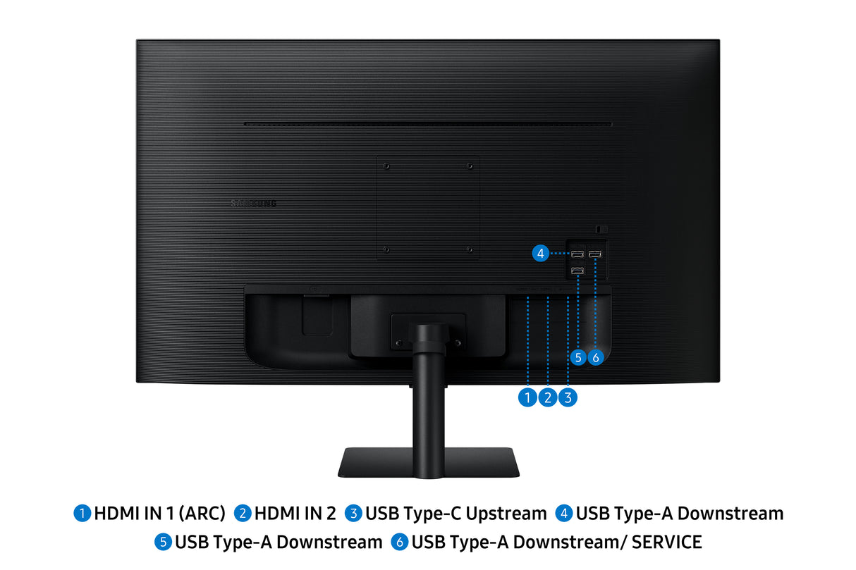 Samsung M7 M70F computerskærm 81,3 cm (32") 3840 x 2160 pixel 4K Ultra HD LED Sort