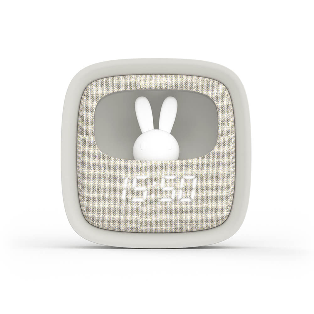 Mob Alarm Clock With Light Billy Clock Grey