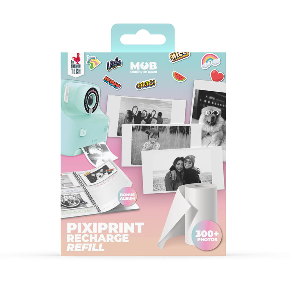 Mob Pixprint Refill 4 Rolls Incl Memorybook Ans Sticker