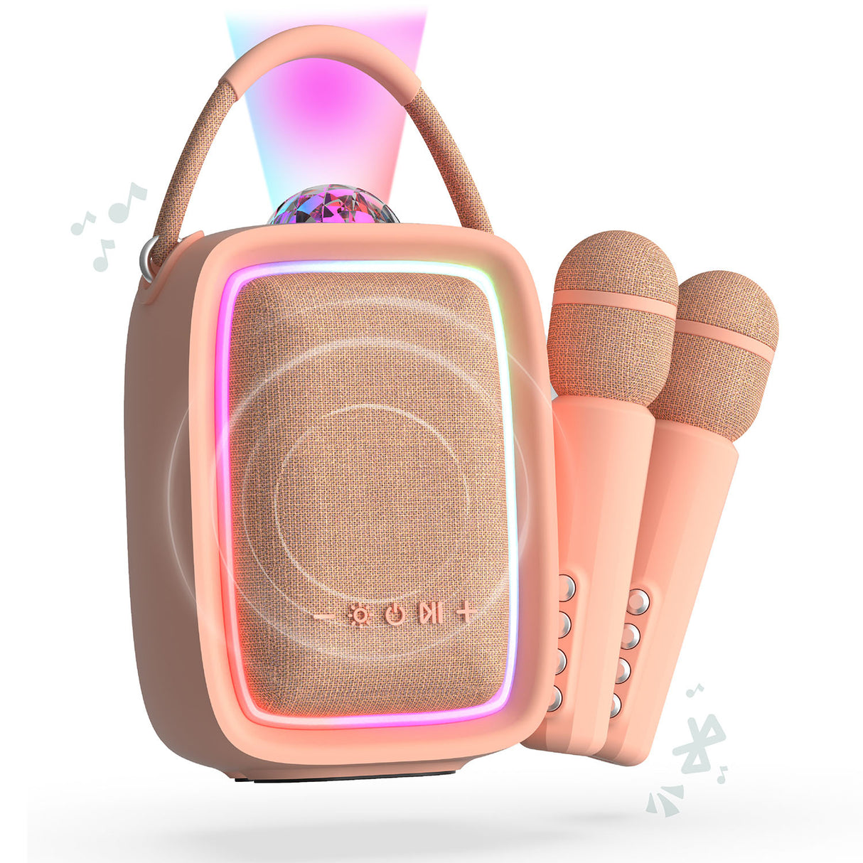 Mob Speaker Karaoke Kit Sing Party Pink