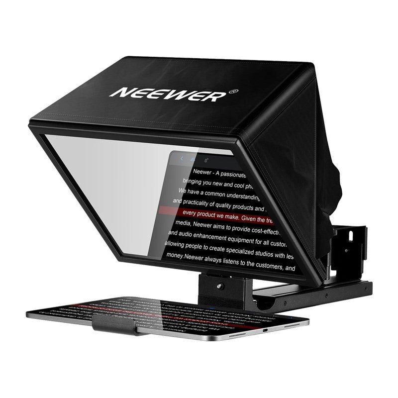 NEEWER BASICS X12B 12" Aluminium Alloy justerbar teleprompter