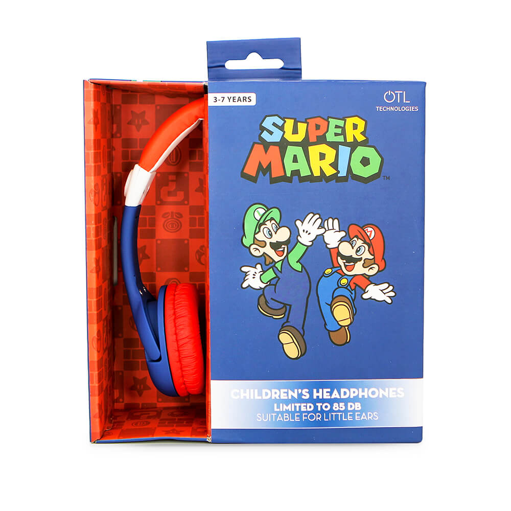 Super Mario Headphone Wired On Ear 85d B Mario