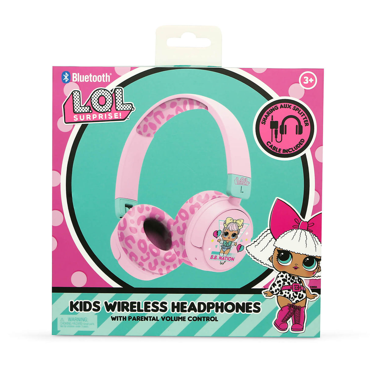Lol Surprise Headphone On Ear Wireless 85d B/95d B Sharing Aux