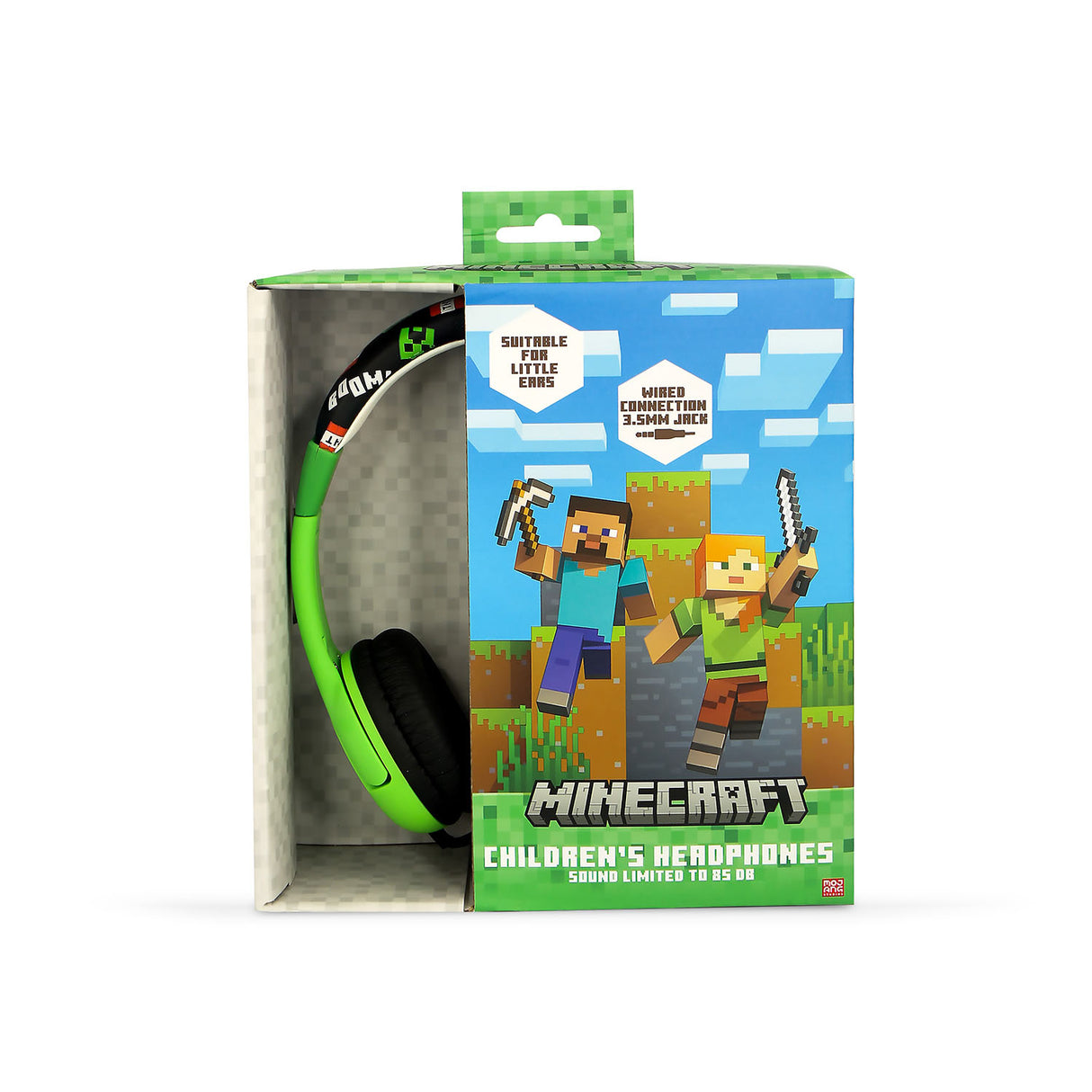 Minecrafr Headphone Wired On Ear 85d B Creeper