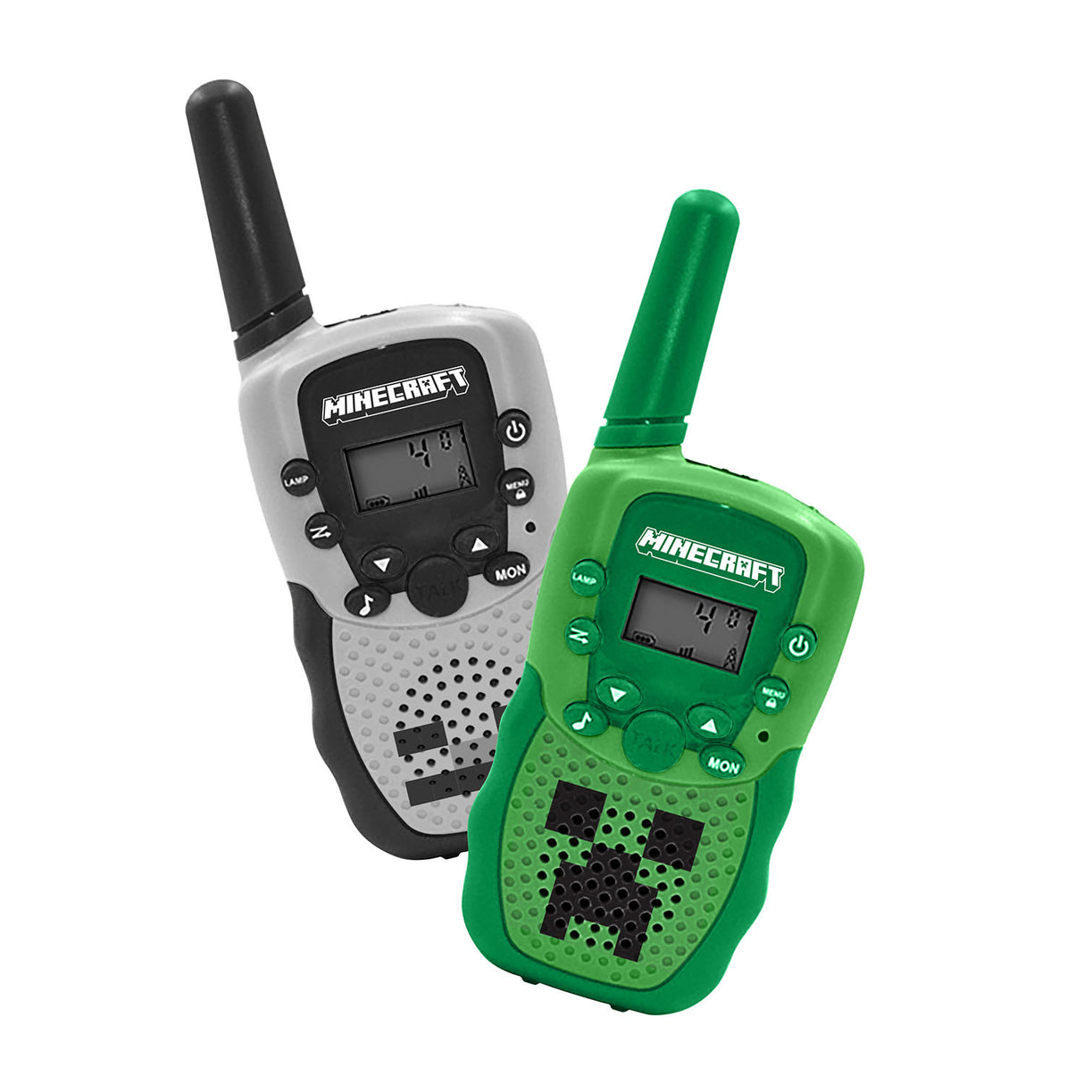 Minecraft Digital Walkie Talkie Up To 1000m Range Lcd