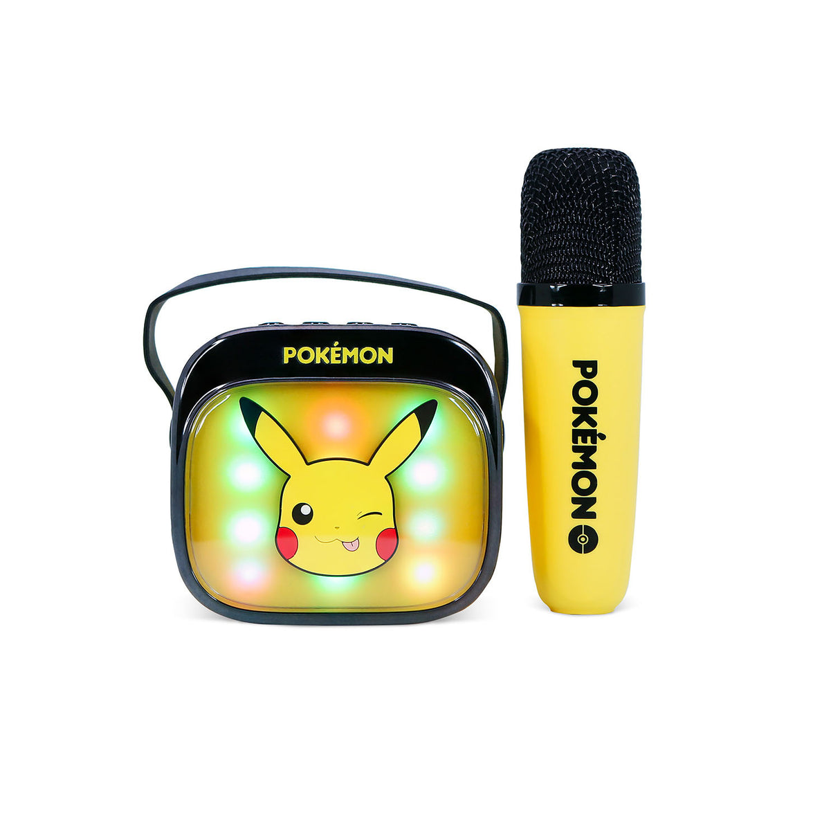 Pokemon Karaoke Speaker Popsing With Microphone Led