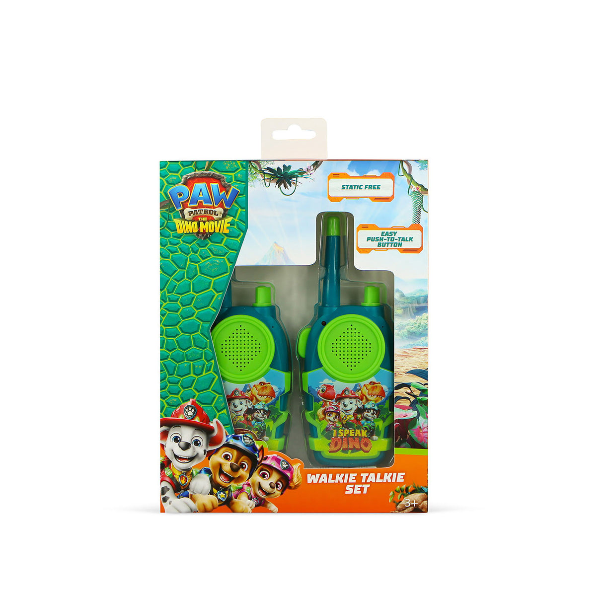Paw Patrol Dino Walkie Talkie Up To 150m Range