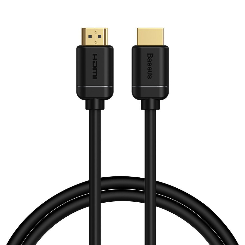 Baseus kabel HDMI 2.0 kabel 4K 60 Hz 3D HDR 18 Gbps 1 m sort (CAKGQ-A01)