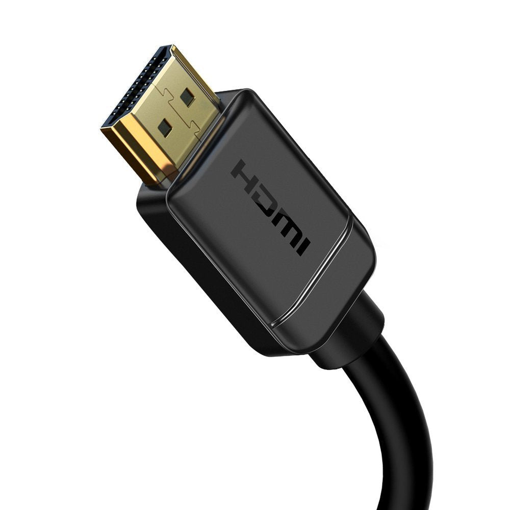 Baseus kabel HDMI 2.0 kabel 4K 60 Hz 3D HDR 18 Gbps 1 m sort (CAKGQ-A01)