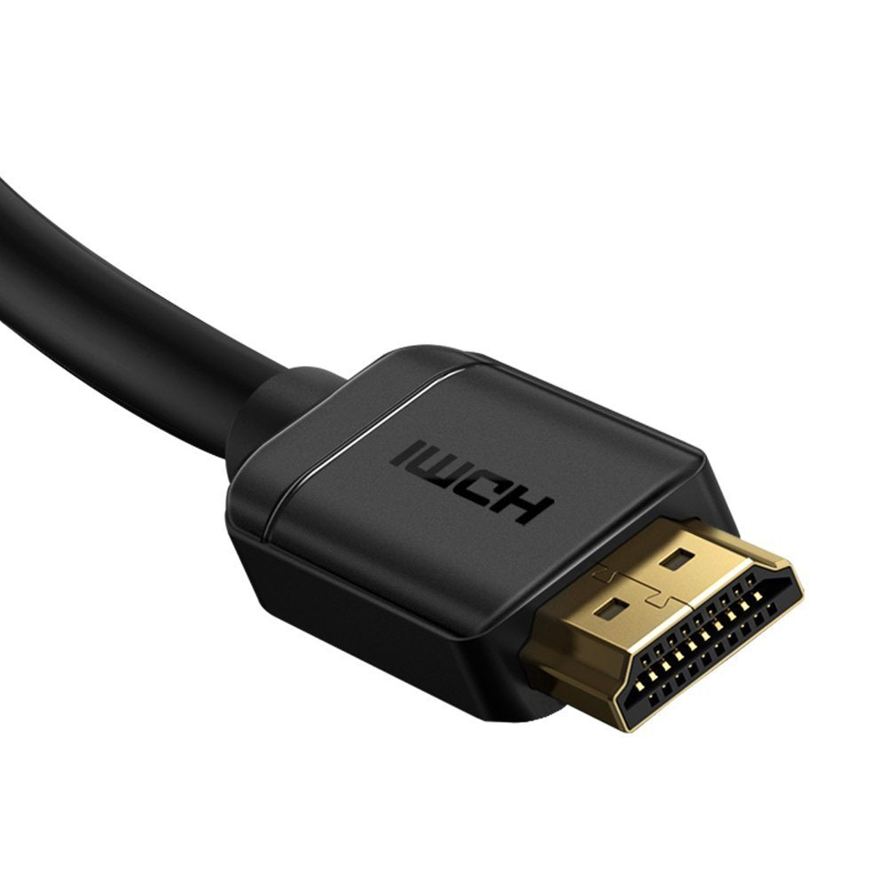 Baseus kabel HDMI 2.0 kabel 4K 60 Hz 3D HDR 18 Gbps 1 m sort (CAKGQ-A01)
