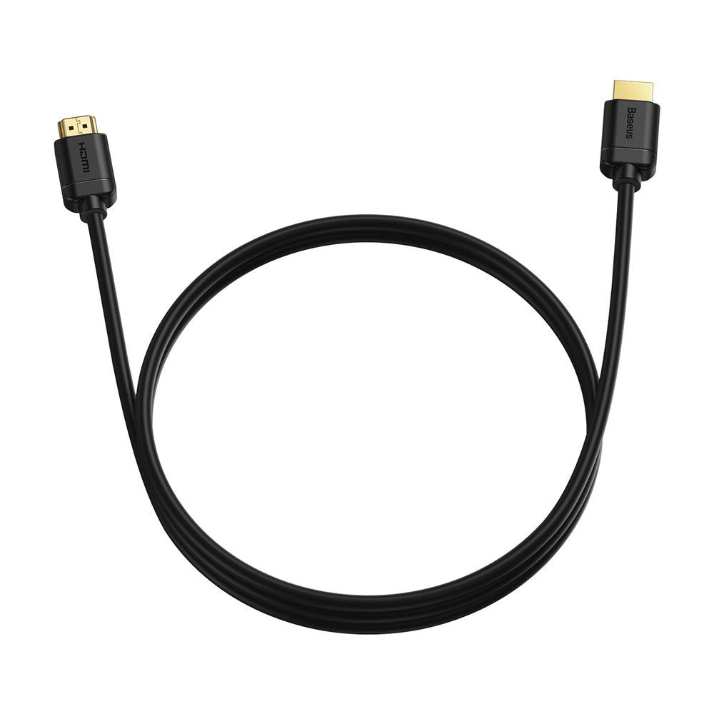 Baseus HDMI 2.0 kabel 4K 60 Hz 3D HDR 18 Gbps 2 m sort (CAKGQ-B01)