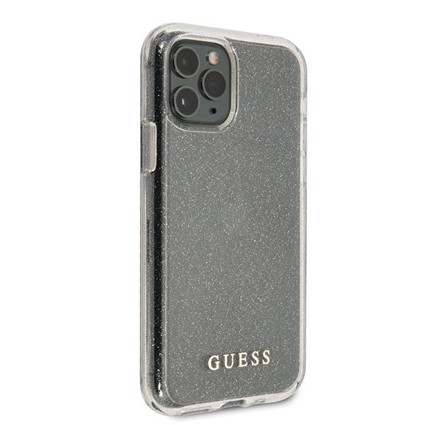 Guess GUHCN58PCGLSI iPhone 11 Pro sølv/sølv hard case Glitter