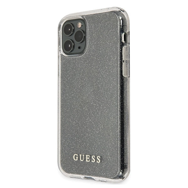 Guess GUHCN65PCGLSI iPhone 11 Pro Max sølv/sølv hårdkasse Glitter