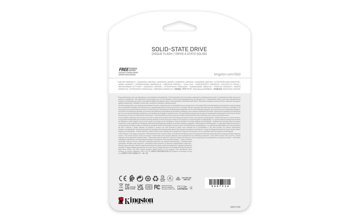 Kingston SSD KC3000 1024GB M.2 PCI Express 4.0 (NVMe)