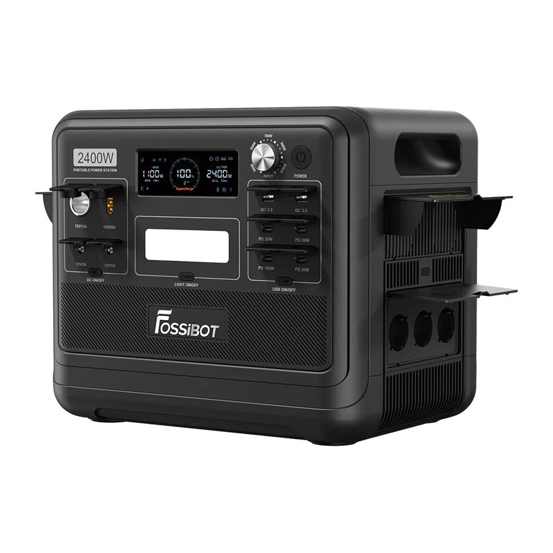 FOSSIBOT F2400 2400W opladningsstation (sort)