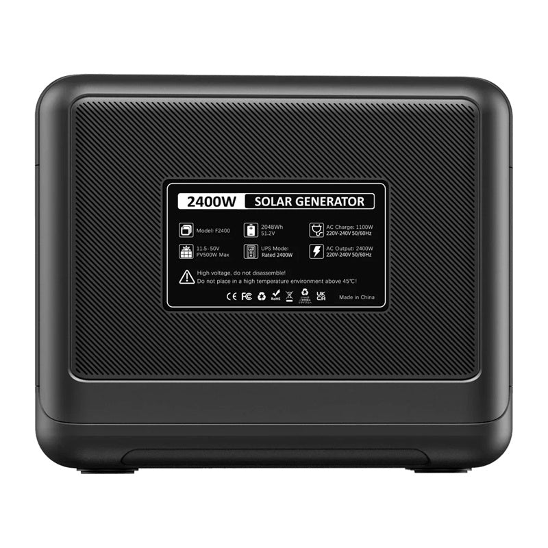 FOSSIBOT F2400 2400W opladningsstation (sort)