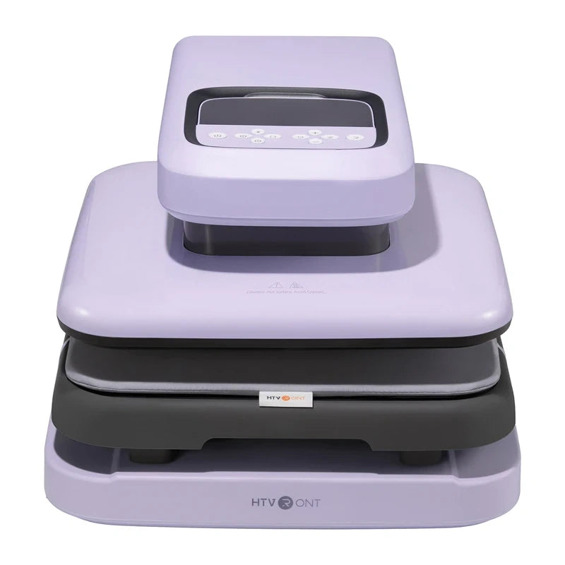 HTVRONT Auto 2 Digit Heat Transfer Press (Purple)