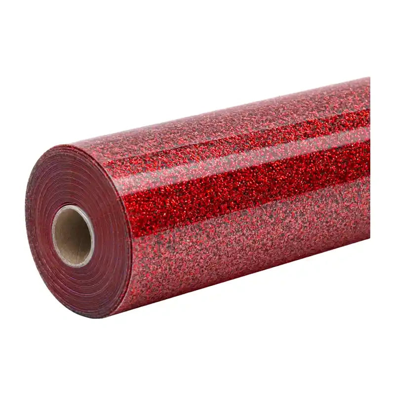 HTVRONT Glitter Heat Transfer Film, 30.5 cm x 90 cm (red)