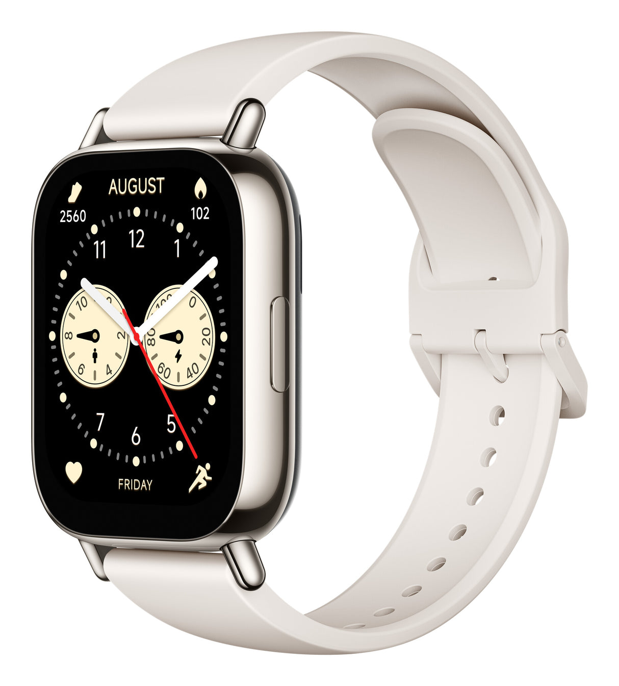 Xiaomi Redmi Watch 5 Lite 4,98 cm (1.96") AMOLED 48.1 mm Digital 410 x 502 pixel Berøringsskærm Guld GPS (satellit)