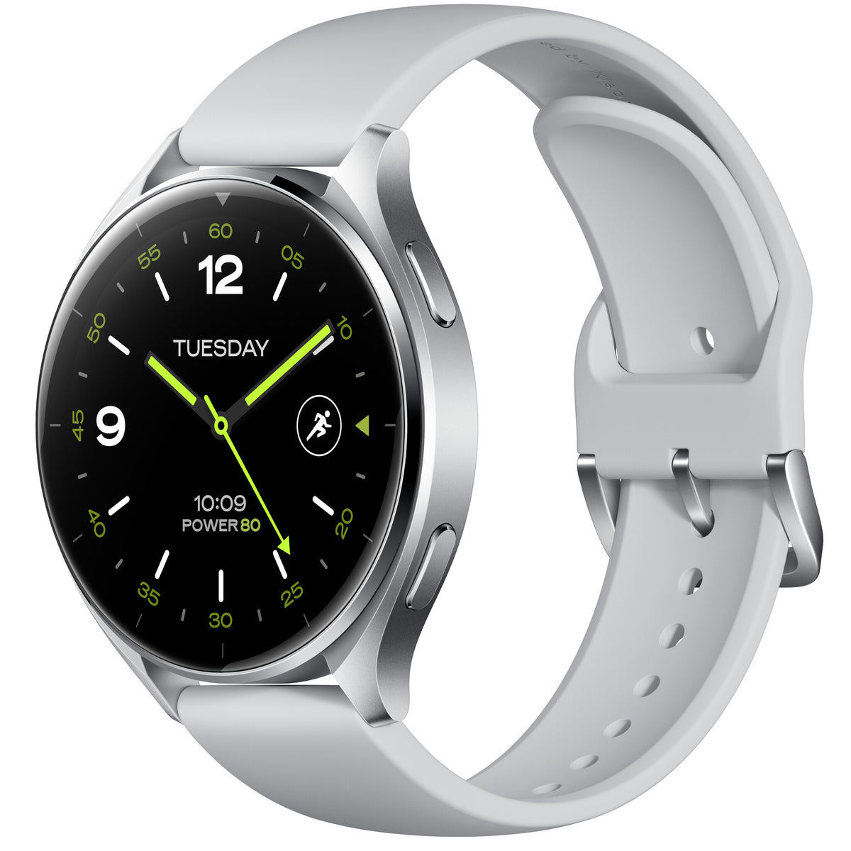 Xiaomi Watch 2 3,63 cm (1.43") AMOLED 46 mm Digital 466 x 466 pixel Berøringsskærm Sølv Wi-Fi GPS (satellit)