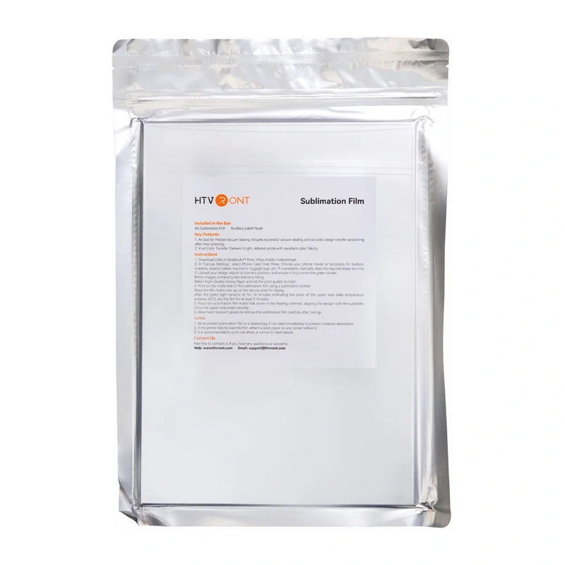 HTVRONT A4 Sublimation Film, 21 x 29.72 cm (transparent)