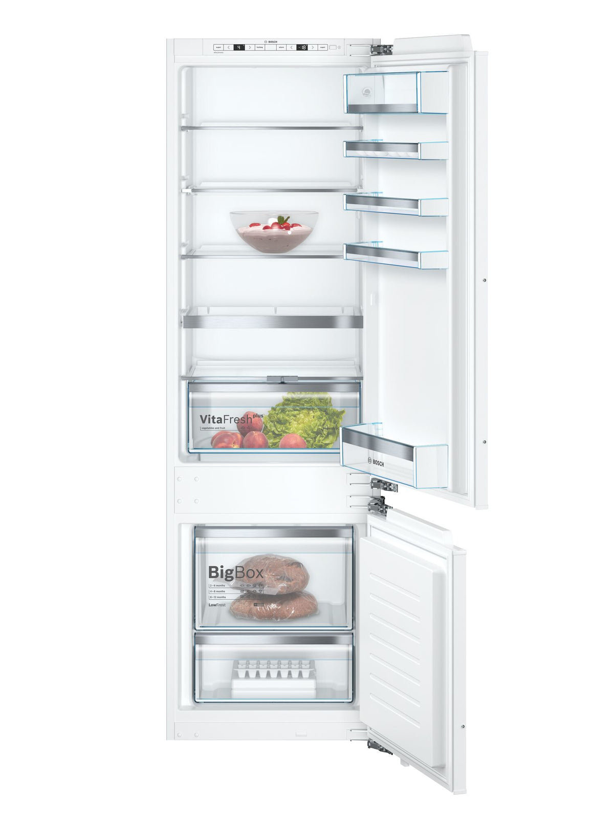 Bosch KIS87AFE0 integrerbart kølefryseskab