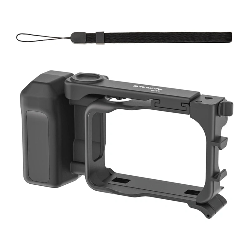 Sunnylife Vlogging Kit til Insta360 GO Ultra - Lanyard <unk> Cold Shoe (Sort).
