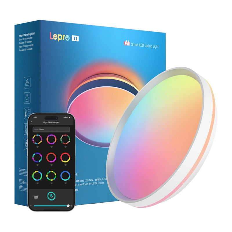 LEPRO T1 Smart loftslys, 1800 lm