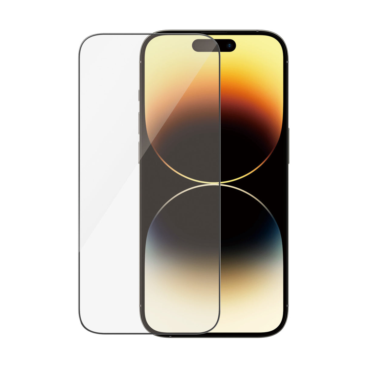 PanzerGlass ® Skærmbeskyttelse iPhone 14 Pro | Ultra-Wide Fit m. EasyAligner