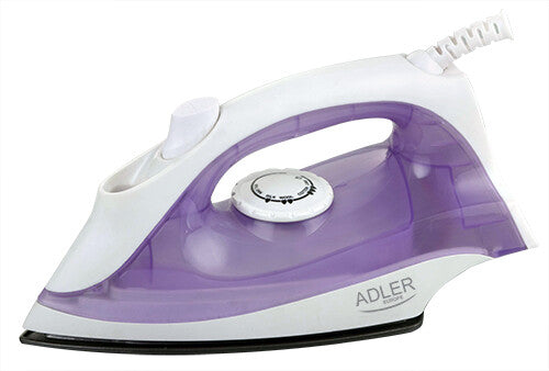 Adler AD 5019 Dampstrygejern 1600 W Violet, Hvid
