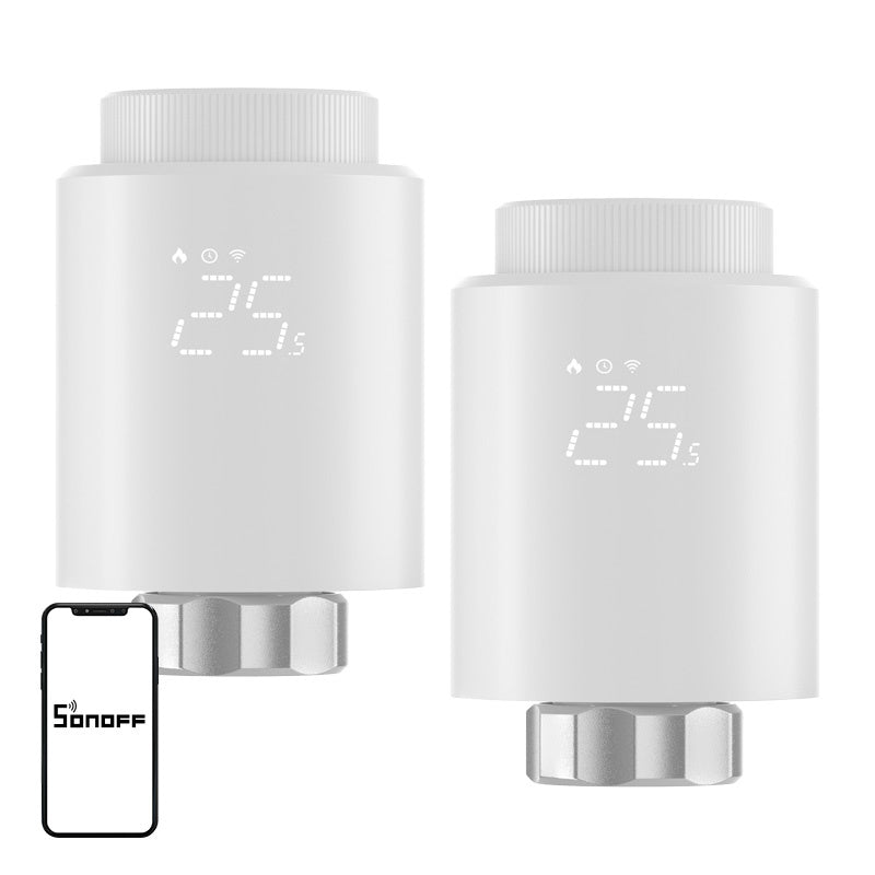 SONOFF ZigBee TRVZB termostathoved, 2-pakke