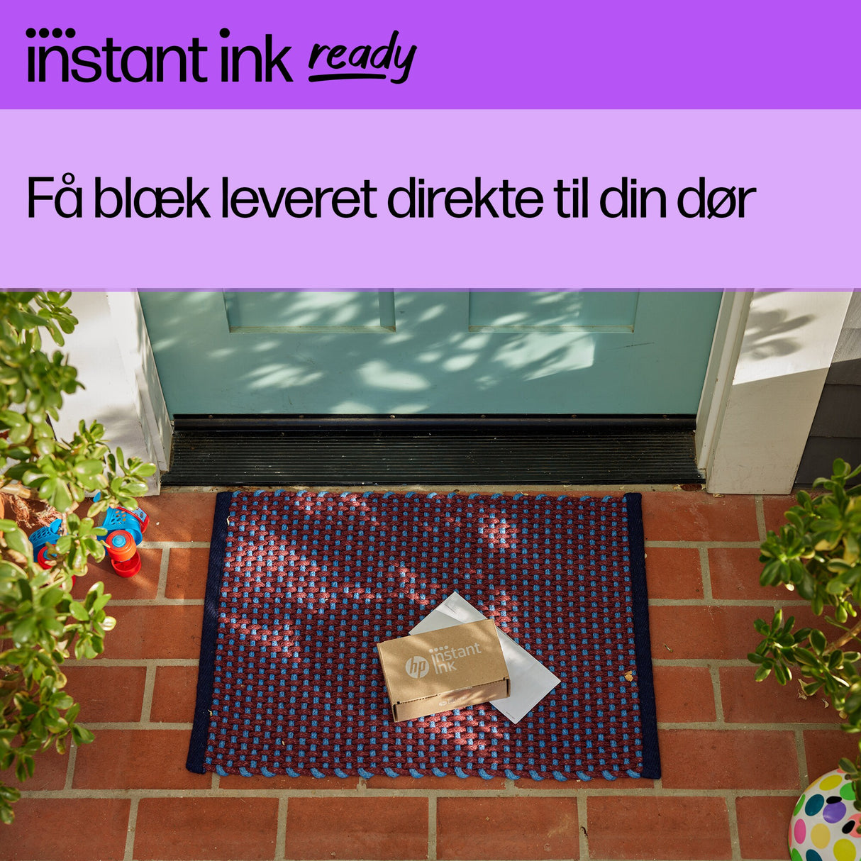 HP DeskJet 2821e Trådløst All-in-One Farve Printer, Instant Ink; Kopimaskine, scanner