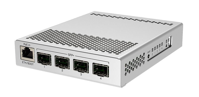 Mikrotik CRS305-1G-4S+IN netværksswitch Administreret Gigabit Ethernet (10/100/1000) Strøm over Ethernet (PoE) Hvid