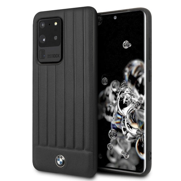 Etui hardcase BMW BMHCS69POCBK S20 Ultra G988 sort/sort Signatur