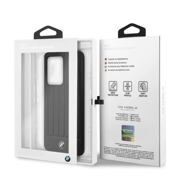 Etui hardcase BMW BMHCS69POCBK S20 Ultra G988 sort/sort Signatur