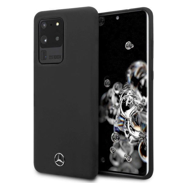 Mercedes MEHCS69SILSB S20 Ultra G988 Hardcase sort/sort Silicone Line