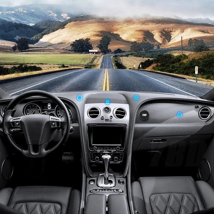 Wozinsky selvklæbende magnetisk bil dashboard Mount Black (WMH-02)