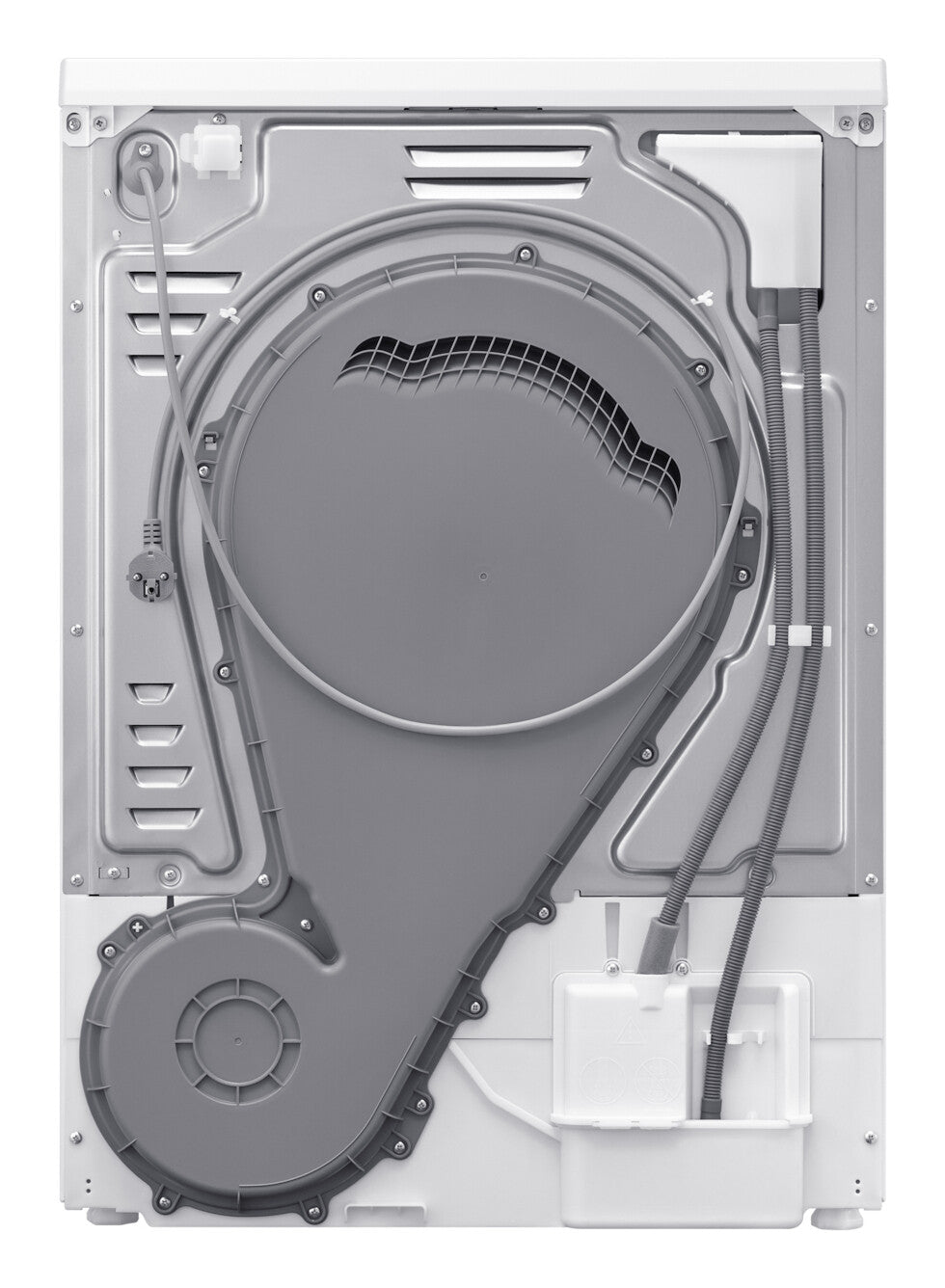 Samsung DV90DG52A0AELE tørretumbler Fritstående Front-læsning 9 kg Hvid