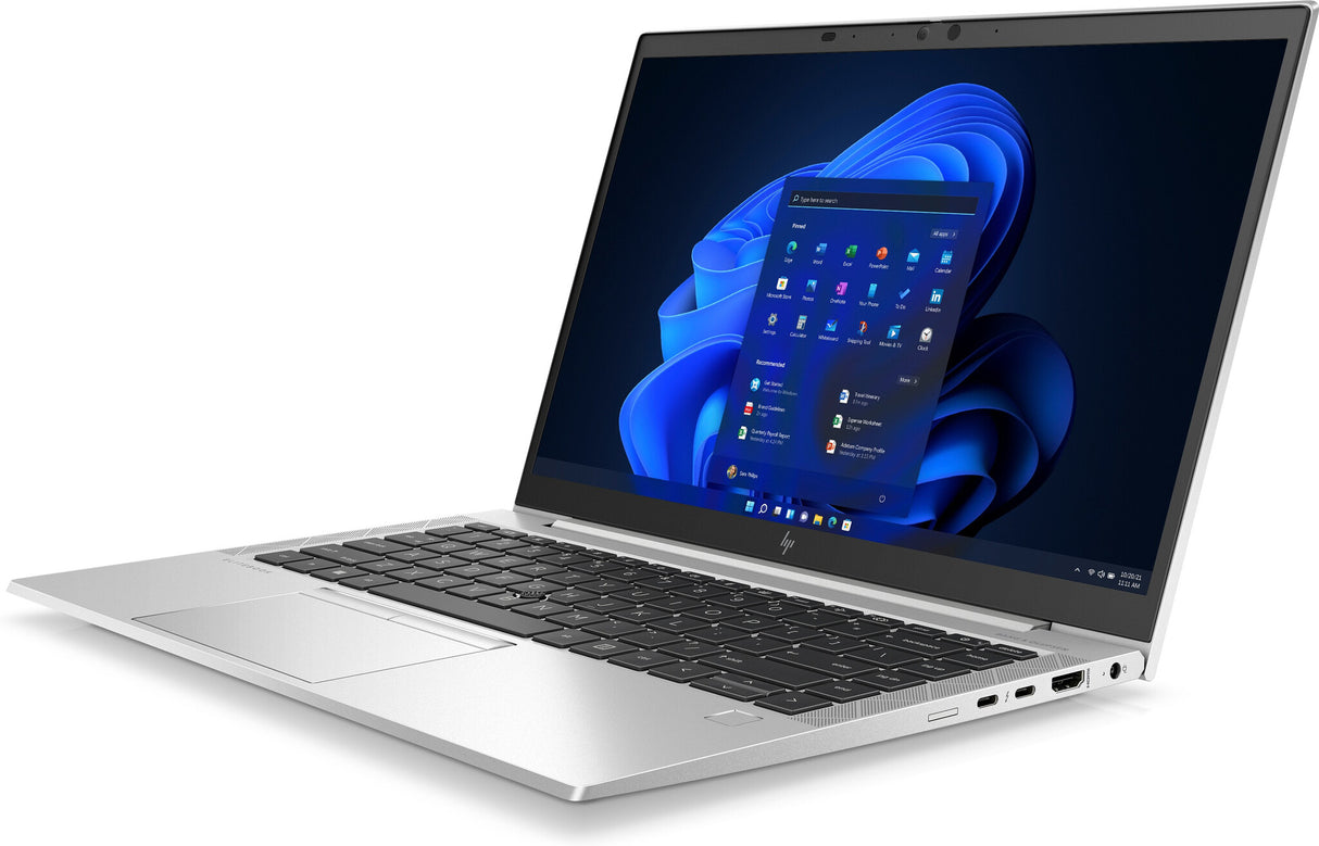 T1A HP EliteBook 840 G8 Refurbished Intel® Core™ i5 i5-1135G7 Laptop 35,6 cm (14") 16 GB DDR4-SDRAM 256 GB SSD Wi-Fi 6 (802.11ax) Windows 11 Pro Sølv