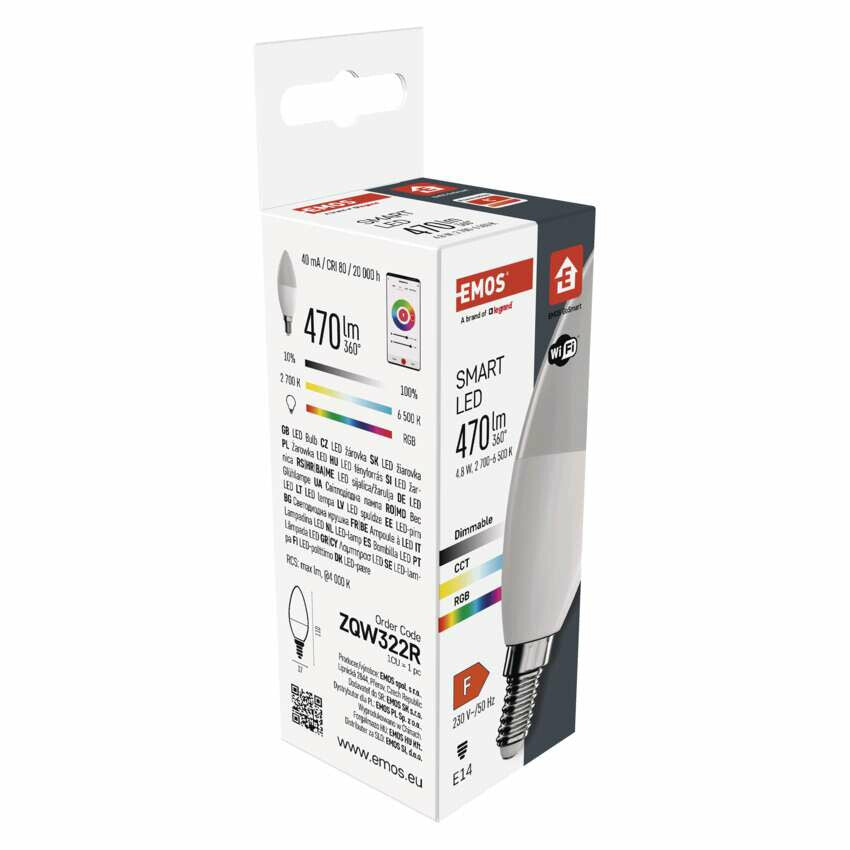 Emos ZQW322R Smart pære Wi-Fi 4,8 W