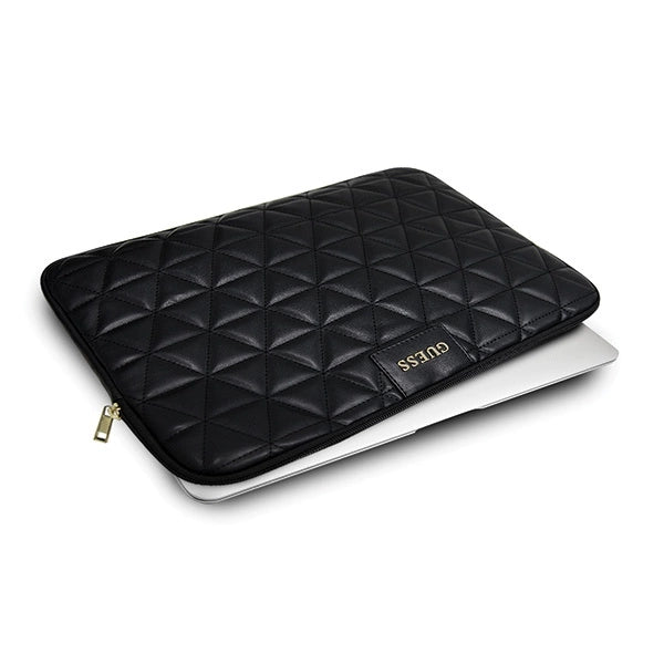 Guess Quilted cover til en 13" laptop - sort