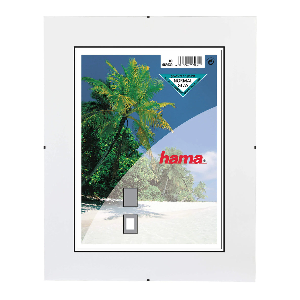 HAMA Ramme Clip-Fix Normalglas 30x40