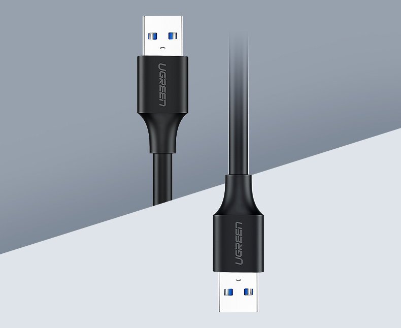 Ugreen kabel USB 2.0 kabel (mand) - USB 2.0 (mand) 1 m sort (US128 10309)