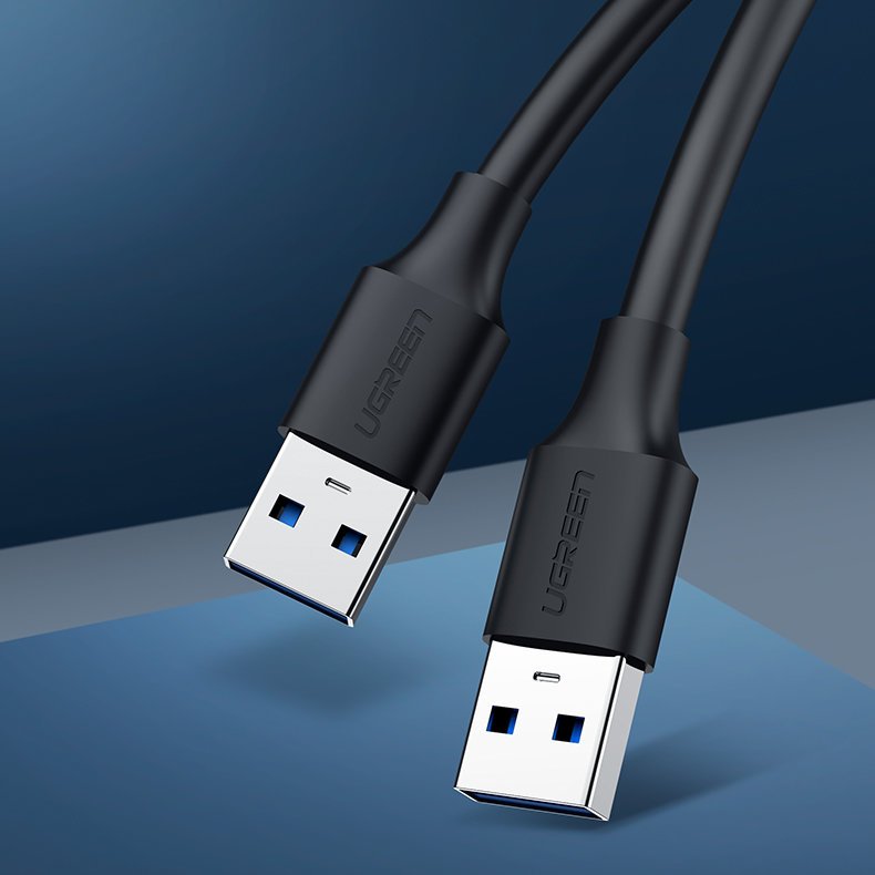 Ugreen kabel USB 2.0 kabel (mand) - USB 2.0 (mand) 1 m sort (US128 10309)