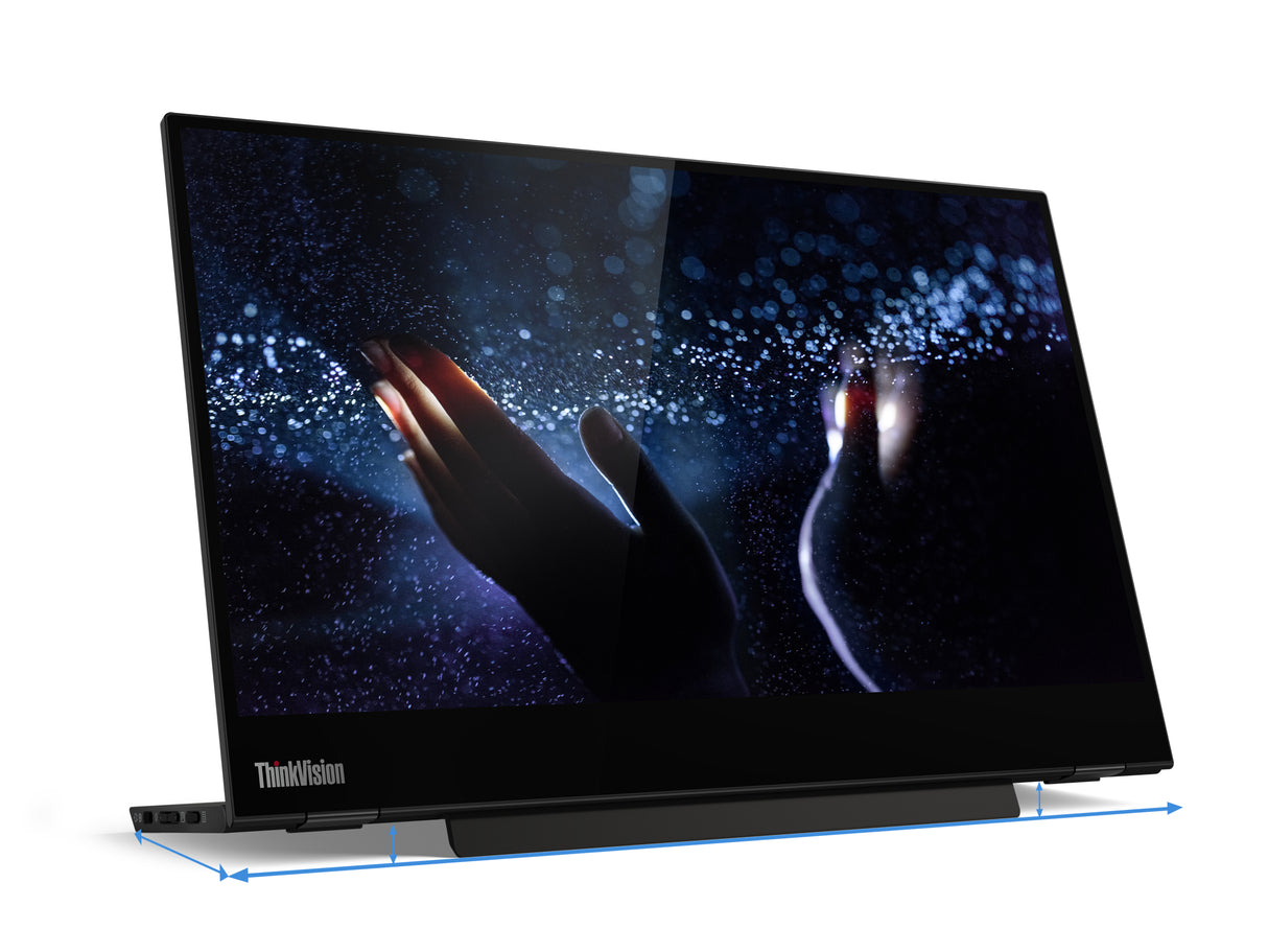 Lenovo M14t LED display 35,6 cm (14") 1920 x 1080 pixel Fuld HD Berøringsskærm Sort