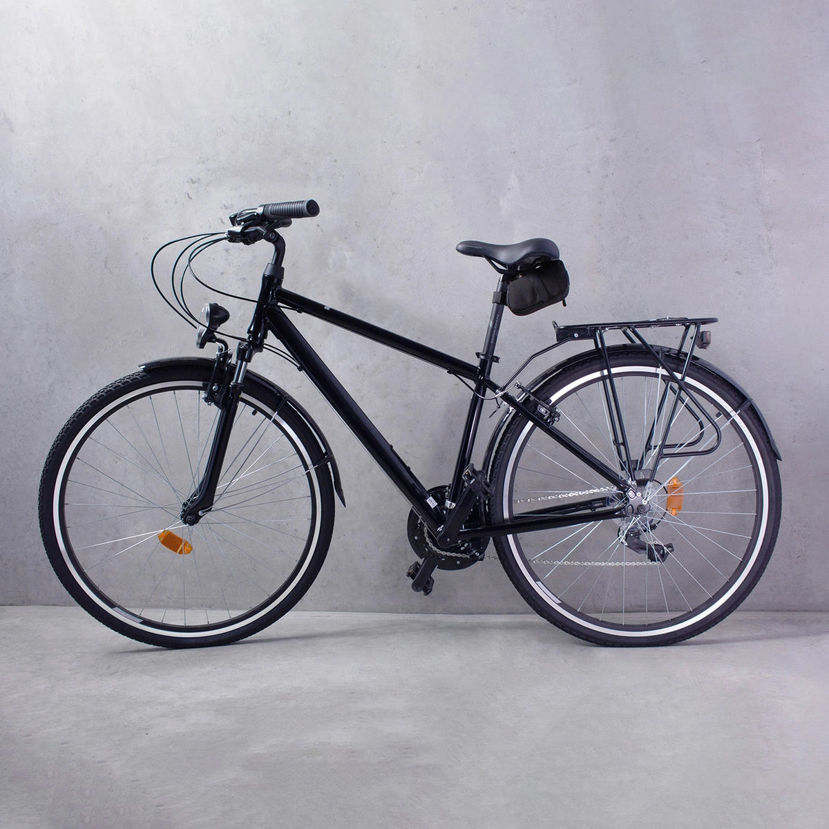 Wozinsky lille cykelsadeltaske 0,6 l sort (WBB8BK sort)