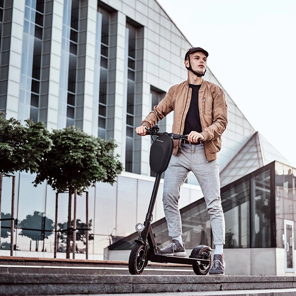 Wozinsky vandtæt scooter bar taske scooter taske 4l sort (WSB1BK)