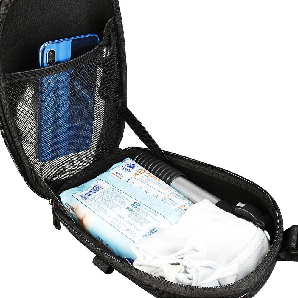 Wozinsky vandtæt scooter bar taske scooter taske 4l sort (WSB1BK)