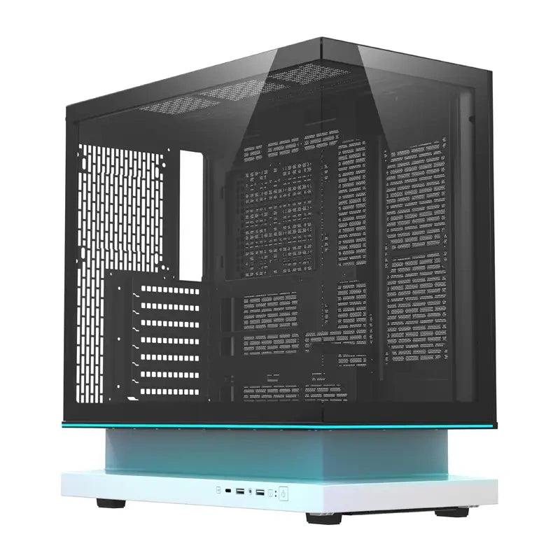 DarkFlash F1 ATX Computer Case + 6 Fans (hvid)