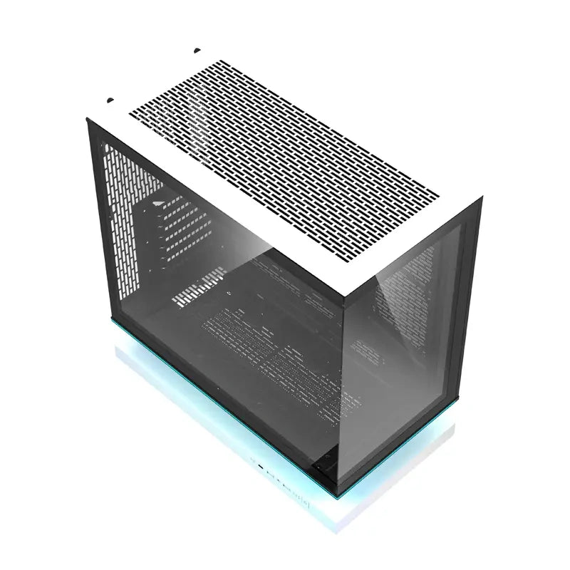 DarkFlash F1 ATX Computer Case + 6 Fans (hvid)